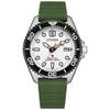 200м Водозащита Бизнес [CITIZEN] BN0265-00A Часы с солнечным питанием Eco-Drive, Прочные, Мужские часы, Серебристый/Зеленый