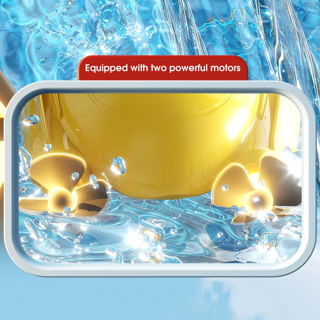 Радиоуправляемая лодка, 2,4 ГГц, водонепроницаемая, перезаряжаемая скоростная лодка для бассейнов и озер, мини-игрушки-трюкачи для детей