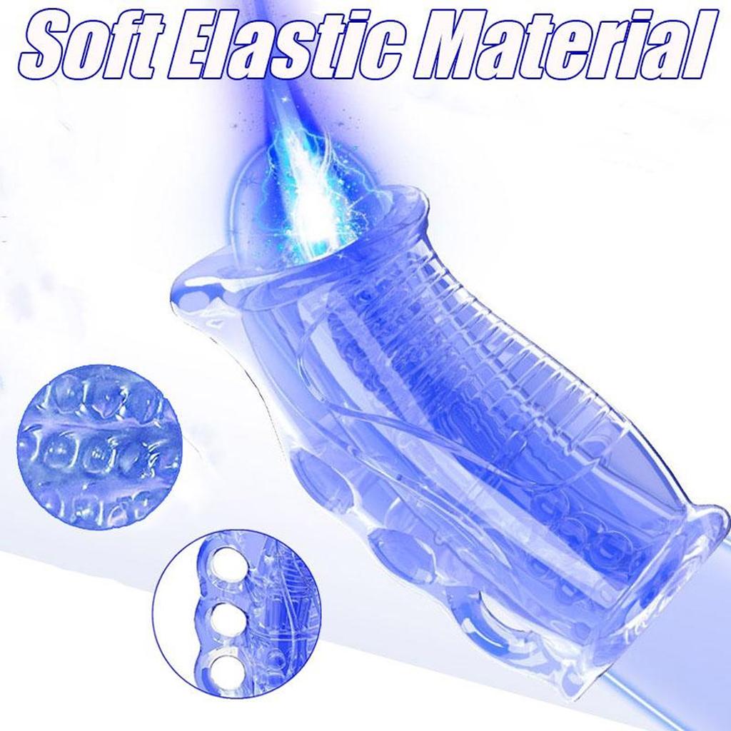 Открытый пенис-рукав с вагинальной текстурой для мужского минета, игрушки для пениса, мужской мастурбатор