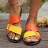 Fashion Women Slippers Summer Flat Non-slip Waterproof Women Shoes Slides Women Outdoor Casual Slippers Beach Dress Large Size Sandals