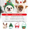 Dog Cat Decoration Bibs Costume Pet Christmas Hat Bandana Santa Hat Pet Clothing Pet Triangle Scarf