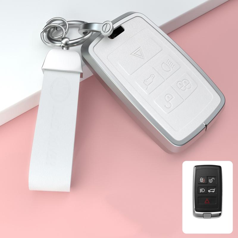 Чехол для ключей из кожаного сплава, защитный чехол для Land Rover Range Rover Discovery 5 Sport, брелок для ключей JAGUAR XE XF XJ F PACE