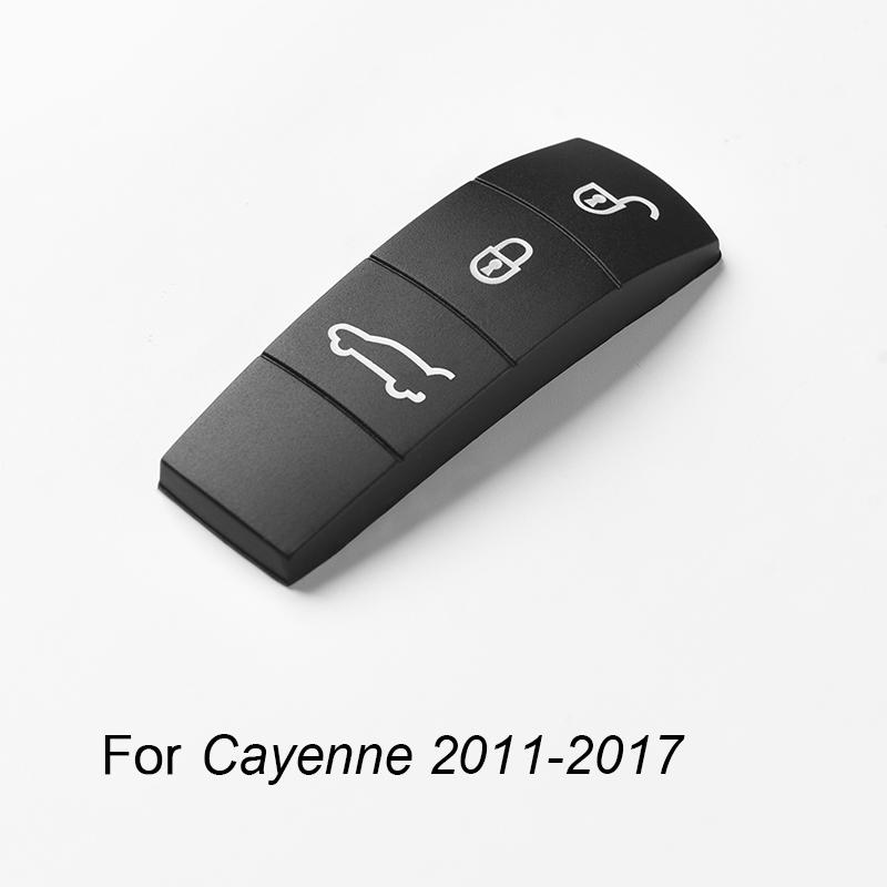 Для Porsche Panamera Cayenne Macan Taycan Boxster 718 911 Чехол для ключа автомобиля Резиновая накладка Силиконовая кнопка на брелок Замена