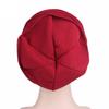 Caps Cotton Headscarf Solid Color Chemotherapy Cap Muslim Hijabs Women Head Wrap Turban Beanie Cap
