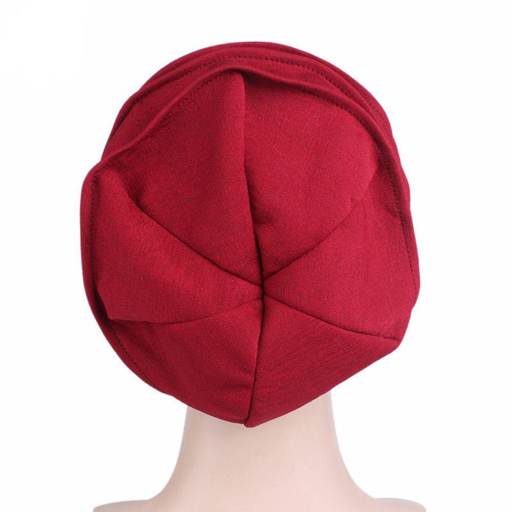 Caps Cotton Headscarf Solid Color Chemotherapy Cap Muslim Hijabs Women Head Wrap Turban Beanie Cap
