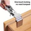 Detachable Adjustable Drawer Fix Clip Hand Tool Drawer Panel Clip Hardware Woodworking Jig Cabinet