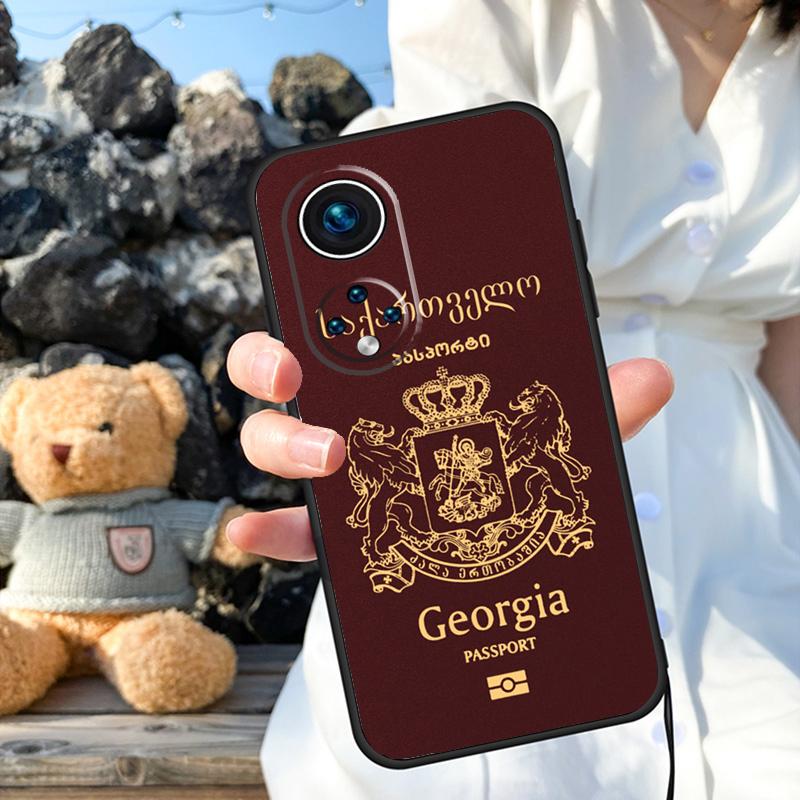 Georgia Grunge Flag Case For Honor Magic 7 Lite 5 6 8 Pro X9a X9b X9c X9d X8b X8c 50 70 90 200 400 Win RT Cover