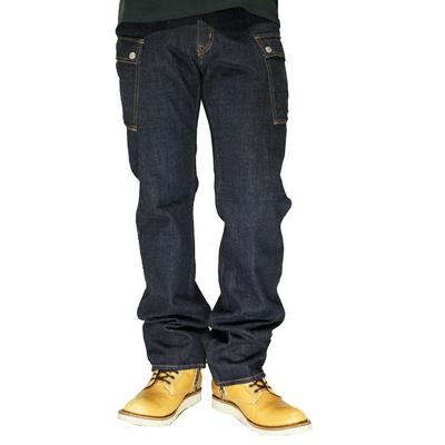 Kojima Jeans 13 унц Деним Карго Сделано Брюки, Япония, Мужские, RNB-1127A-Индиго-30