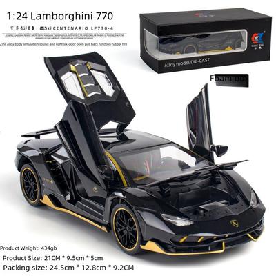 В упаковке 1:24 Lambo 770 Alloy Sports Car Model Toy