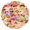 50 Afternoon Tea Dessert Stickers Mobile Phone Computer Guitar Decoration Stickers Waterproof Creative Children Cartoon Stickers