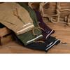 Spring/Autumn Men's Pants Casual Retro Style Cargo Pants Solid Color Cotton Straight Nine Points Pant Baggy Men Trousers
