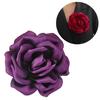 Elegant Fabric Rose Lapel Pin Handmade Flower Brooch Stylish Corsage Badge Fashion Accessory for Parties and Dinners