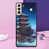 Чехол для телефона в японском стиле Укиё-э для Samsung Galaxy S25 S24 Ultra S9 S10 S20 S21 S22 Plus S23 FE S24 FE