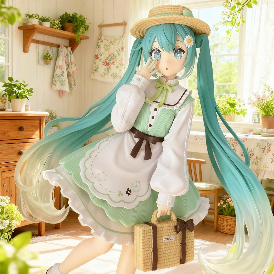 Модные фигурки Hatsune Miku Country Anime Игрушки Фигурка Действия ПВХ Модель Коллекция Кукла Подарок на День Рождения Декоративная Игрушка