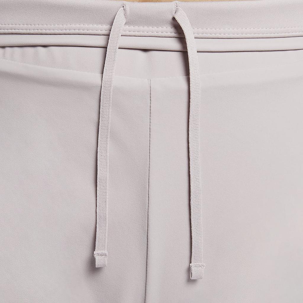 Nike Dri-FIT Bliss Solid Quick-Dry High-Waisted Sports Shorts Women Bottoms Grey Purple DX6019-019