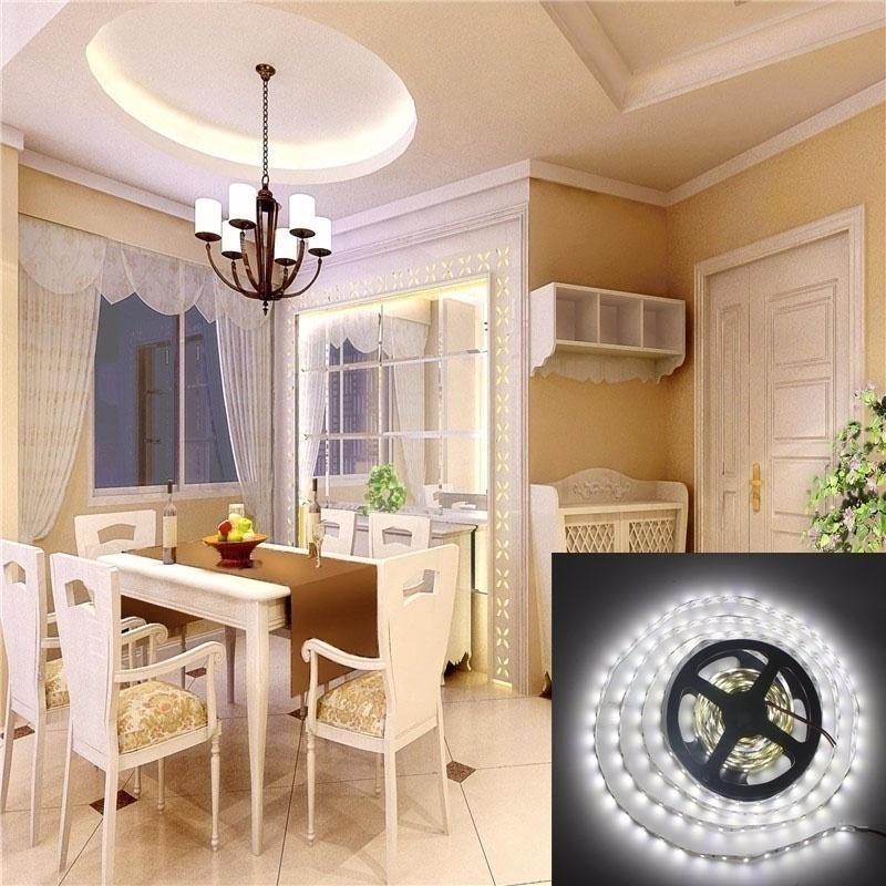 USB 5M 300LED Теплый Белый Холодный Белый Свет Лента 3528 SMD 5V Гибкая Осветительная Лампа Для Украшения Дома