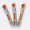 6 In 1 Color Multi Function Ballpoint Pen 0.5mm Novelty Multi-color Children's Gifts Korean Stationery 6 Colours Ball Point Pen
