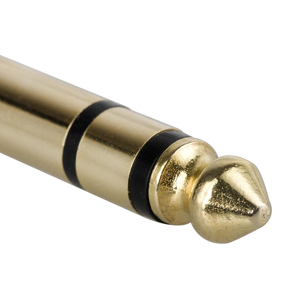 6.5mm 1/4" Male To 3.5mm 1/8" Female Audio Stereo Adapter Guitar Amplifier Jack