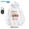 Унисекс худи Jeanswest свободного кроя с принтом льва JZS Lion Brush Print