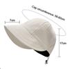 Spring Summer Foldable Anti-UV Wide Brim Big Visors Beach Cap Bucket Hat Fisherman Cap Sun Hat