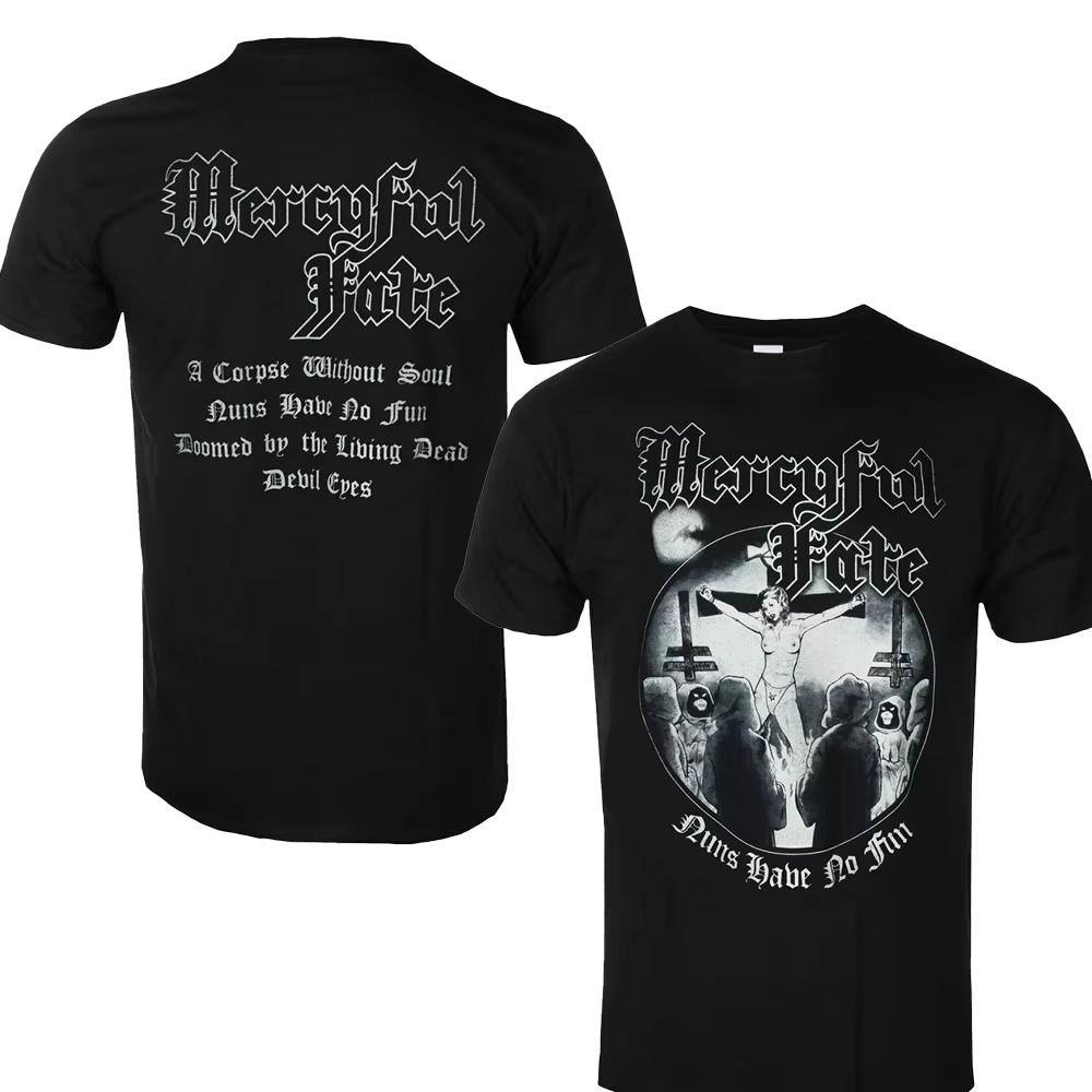 2025 Mercyful Fate Graphic Cotton Shirt Unisex Men Women Summer Short Sleeve Fashion Brand Luxury Casual Vintage Retro Daily Tee