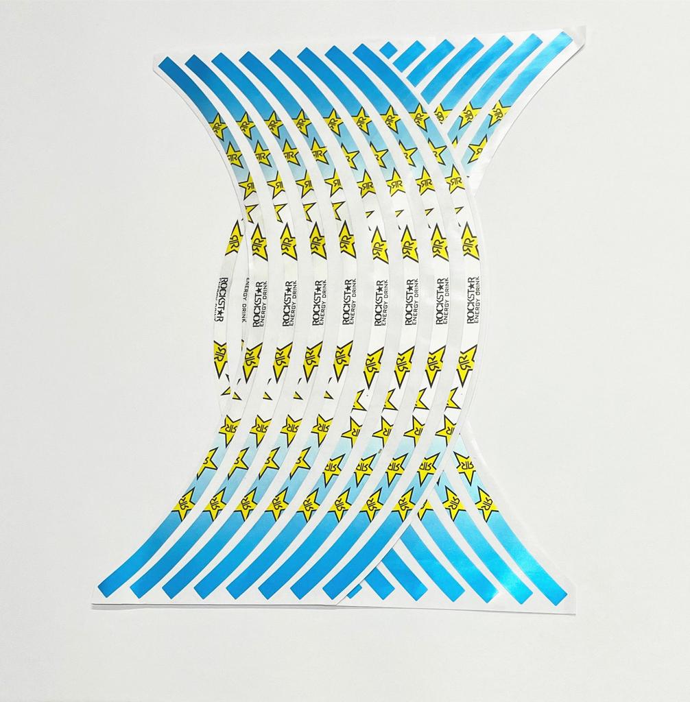 16PCS Wheel Hub Car Rim Sticker Motorcycle Rim Sticker Personalized Wheel Hub Modified Reflective Wheel Sticker