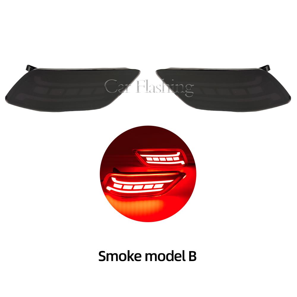 Car LED For Subaru Forester Rear Bumper Reflector Light Tail Sequential Turn Signal Brake Lamp