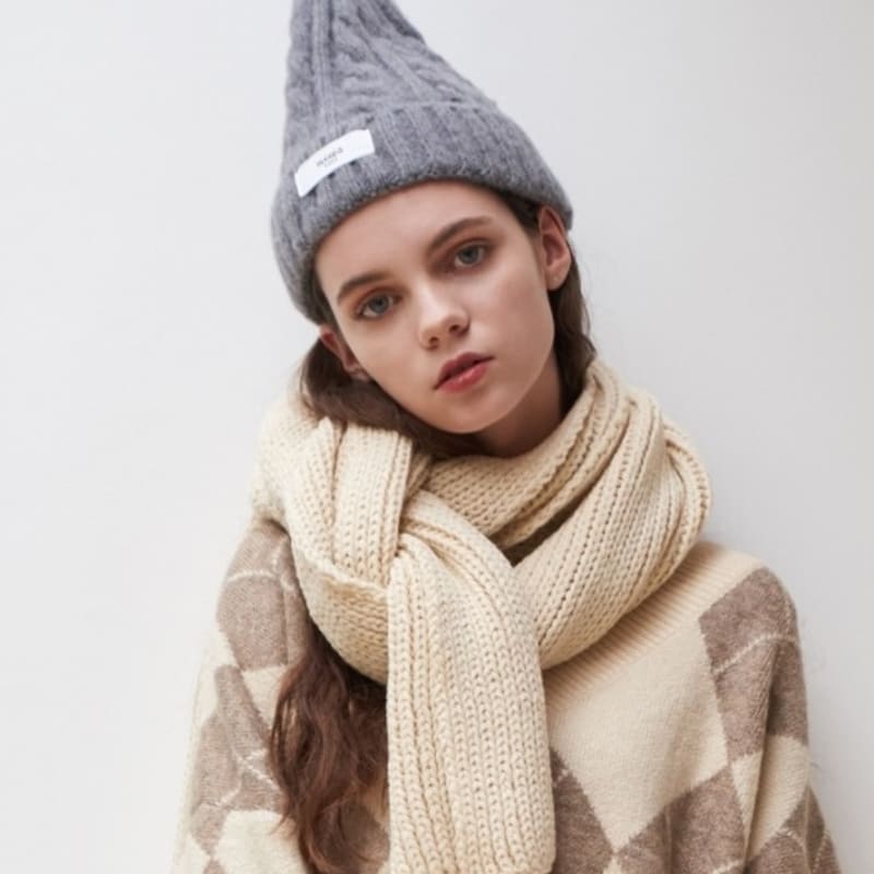 MANES Saintes Knit Muffler (4 colors)