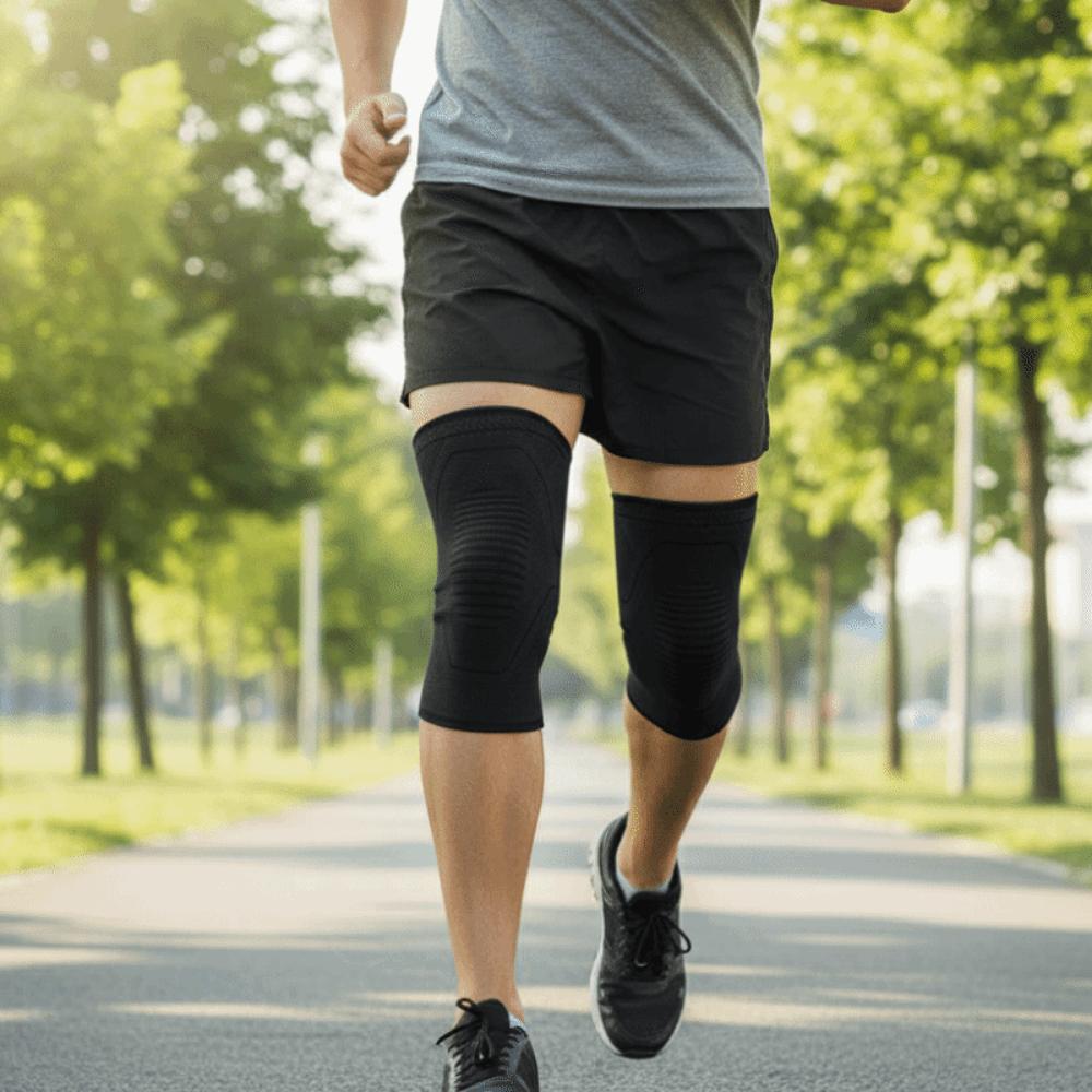 1 пара противоскользящих спортивных наколенников, нейлоновые наколенники, рукава для поддержки рук, для бега