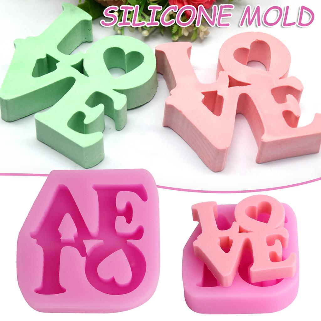 Формы для помадки в форме любви ко Дню святого Валентина своими руками, прочные антипригарные формы для кондитерских изделий, для сахарного пудинга