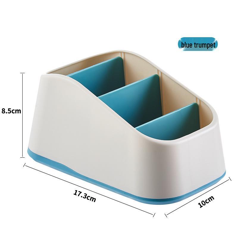 Настольный органайзер для канцелярских принадлежностей с отделениями для маркеров, скрепок, скоб, ластиков и зарядных кабелей