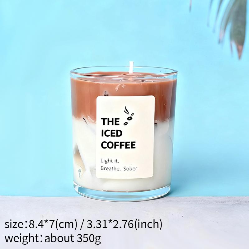 High Quality Smokeless Multicolor Jar Organic Soy Wax Handmade Scented Candle for Interior Design
