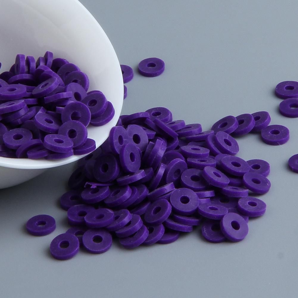 10 г бусин из полимерной глины сплошного цвета для браслетов и ожерелий - Разделительные бусины ручной работы
