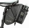 Bel Cuore Saddle Bag for Water Large Bicycle Road Bike Water Bottle Saddle Fully Small Item Reflective Strap Easy Tail Light Bottles, 1.5L Capacity,