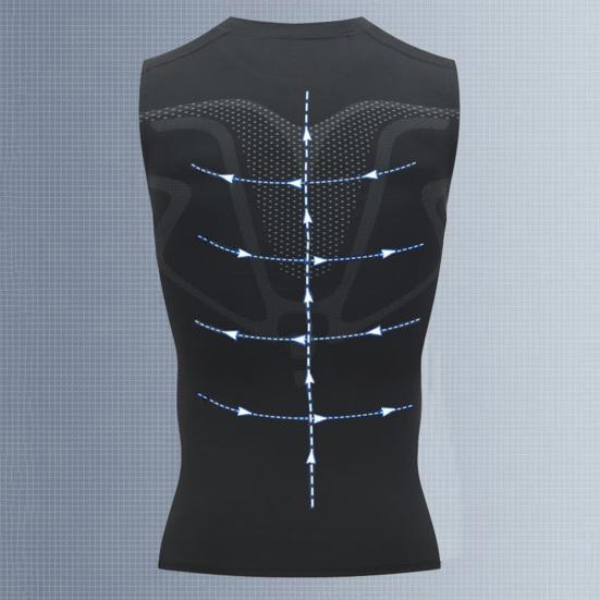 2/3 шт. Мужской спортивный жилет, облегающий, высокоэластичный, с круглым вырезом, быстросохнущий, без рукавов, компрессионный, для коррекции фигуры, для бега, баскетбола, спортзала, майка