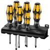Wera 932/6 для мастерской набор отверток 6 шт. шлицевые, крестовые phillips