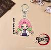 Keychain Pendant Anime Demon Slayer Kimetsu No Yaiba Kamado Tanjirou Double Sided HD Bag Pendant Gift For Fans Cosplay Props Jewelry Gift