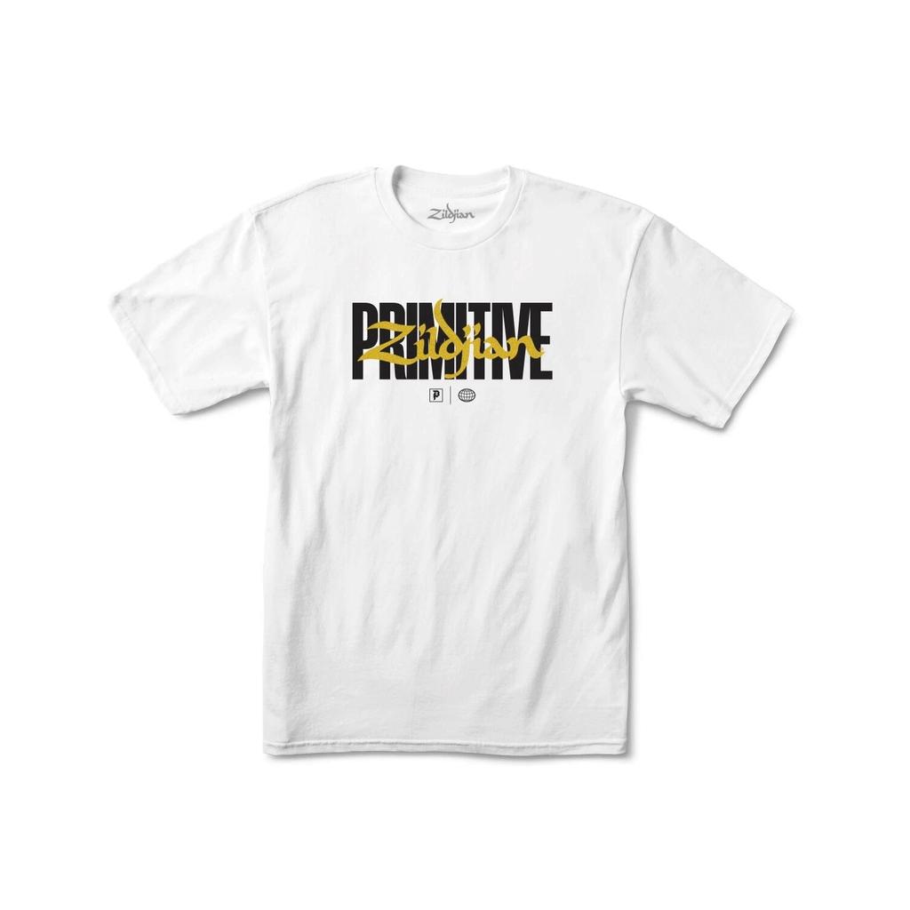 Футболка для скейтборда Primitive x Zildjian Unite White