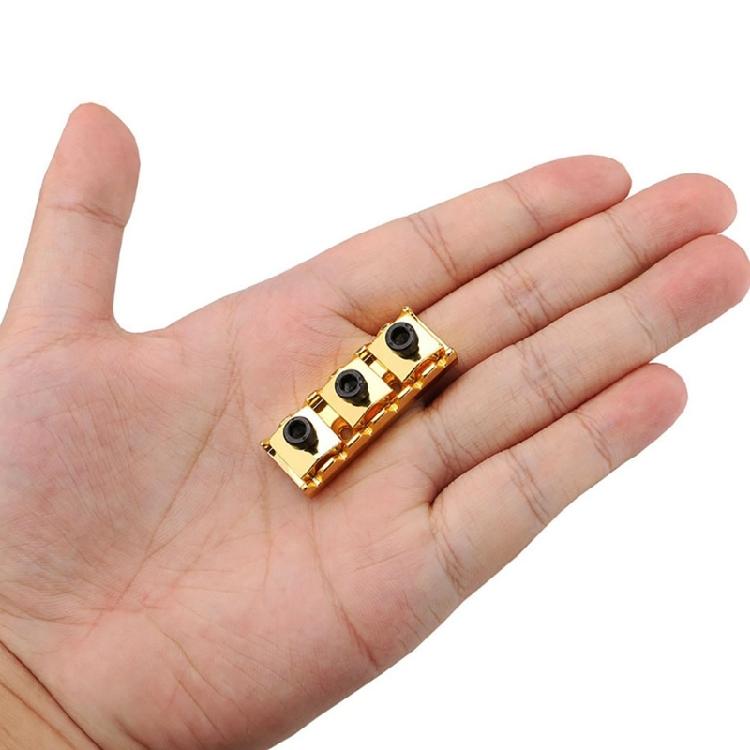 Metal Guitar String Locking Nut Guitar Lock Nut with Mounting Screws and Wrench