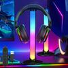 RGB интеллектуальная атмосферообразующая подсветка для киберспорта, подставка для наушников, офисный настольный аксессуар, с 1 подставкой для наушников, режим RGB-освещения