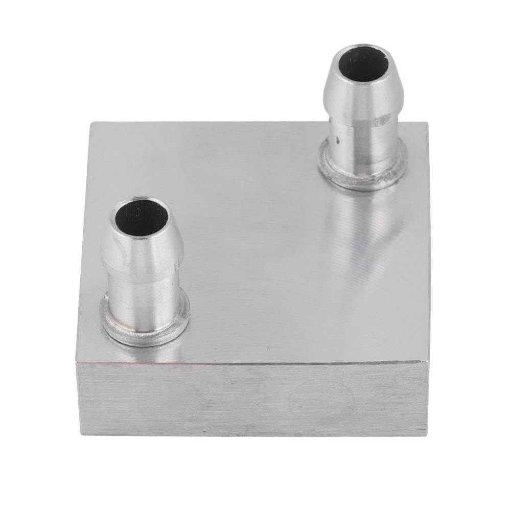 Nozzle Upward Aluminum Block 40x40mm Liquid Water Heatsink Graphics Card Cooling