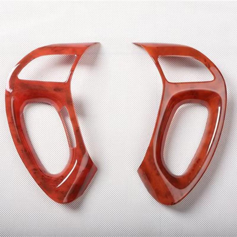 Для Hyundai IX35 2010-2017 деревянный цветной внутренний чехол на руль, украшение автомобиля