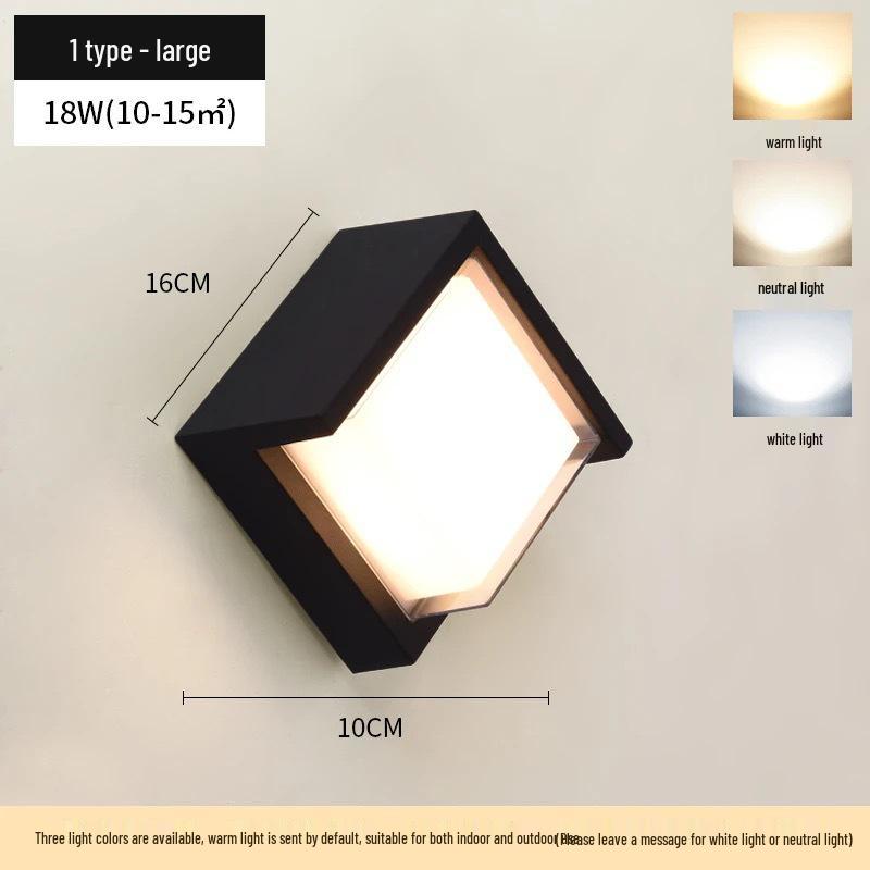Outdoor Waterproof Wall Light for Garden, Hotel, Villa, Corridor, or Balcony