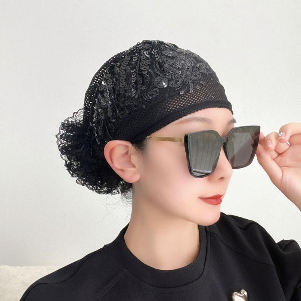 Цветы Баотоу шляпа вышивка молитвенная шляпа мода тюрбан женщины