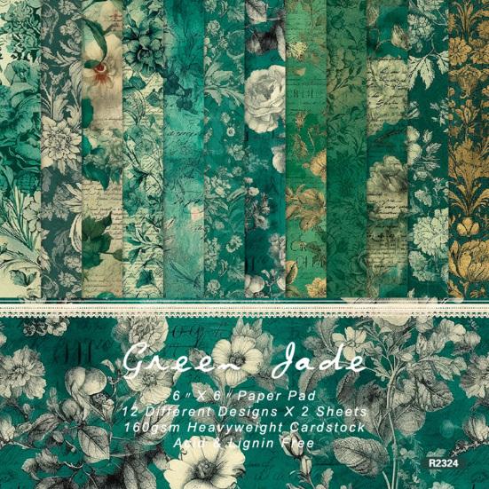 1 комплект цветочной бумаги для скрапбукинга, двухсторонний картон с богатым цветочным узором, сделай сам, поделки, альбомы ручной работы, фоновая бумага