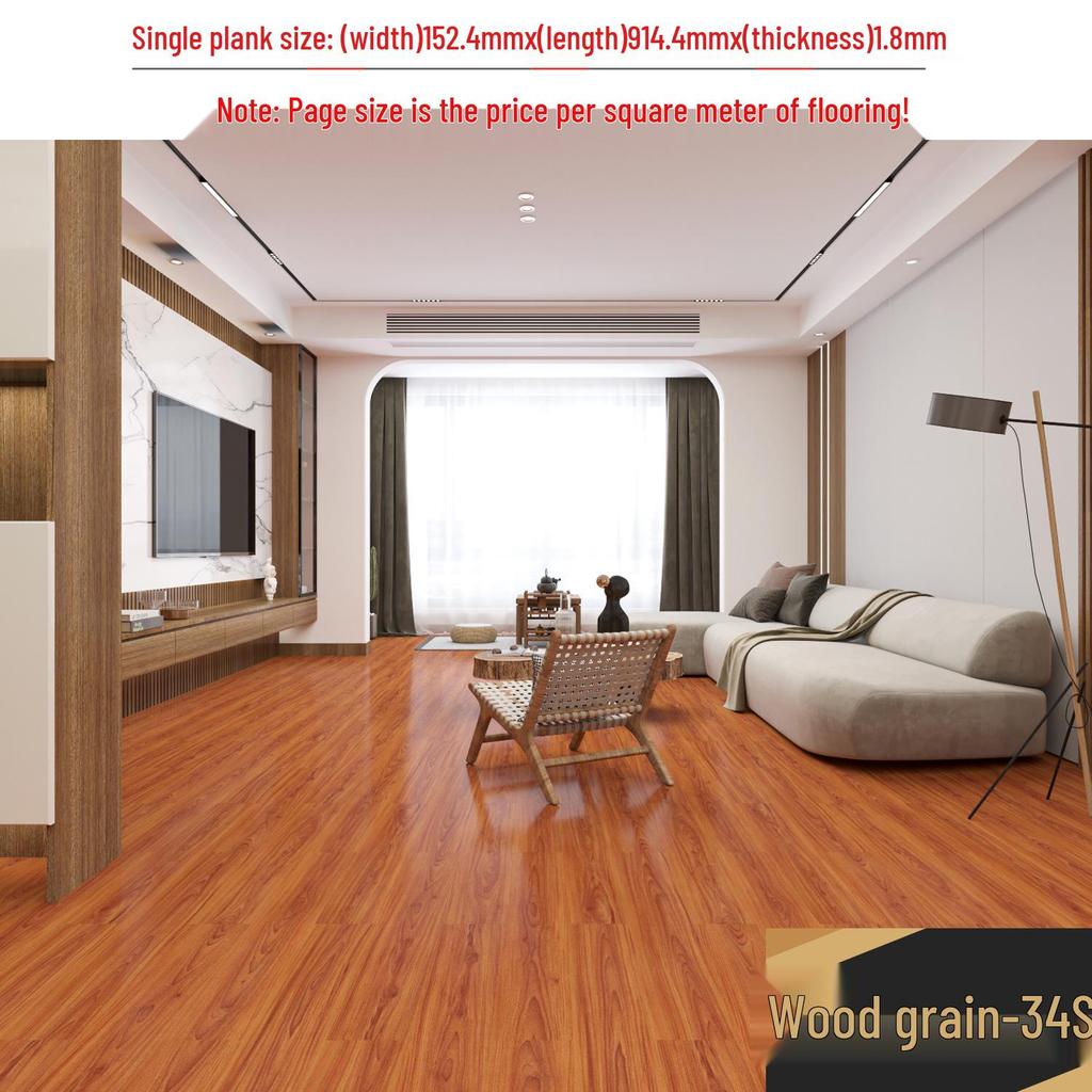 Самоклеящаяся водонепроницаемая виниловая наклейка для пола под камень: Толстое, износостойкое ПВХ-покрытие для спален