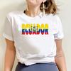 Ecuador Ecuadorian T Shirt Unisex Vintage Harajuku 90s 2000s Graphic Tees Grunge Tops Unisex Tshirt FeUnisex