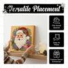 Creative Hobby Kits for Adults Christmas Faux Pearl Art Kit, DIY Santa Tree Painting Handmade Craft 3D Holiday Wall Decor Kit Adults, Gift Festive