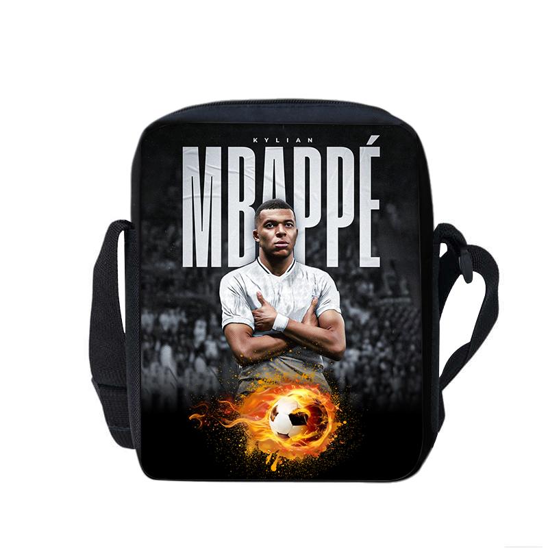 M-Mbappe Сумка-мессенджер через плечо с принтом, Сумка, Школьные сумки Звезды Футбола, Сумка для телефона, Сумка для покупок в стиле Футбольный спорт, Лучший подарок
