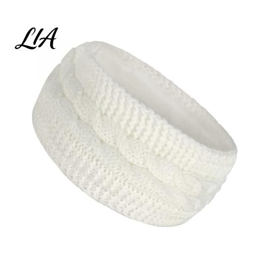 Warm Ear Protection for Winter Headbands Women, Thickened Knitted Warmers, Cold Outdoor Sports Running Muffs Weather Fleece Lined Hairband Skiing Yoga